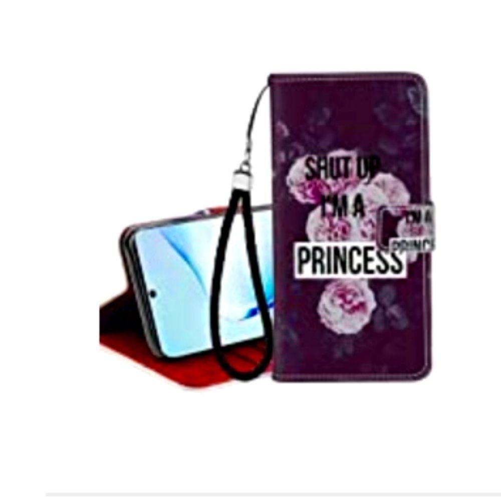 Shut I'm A Princess Leather Wallet‎ for Samsung Galaxy Note 10 Plus
